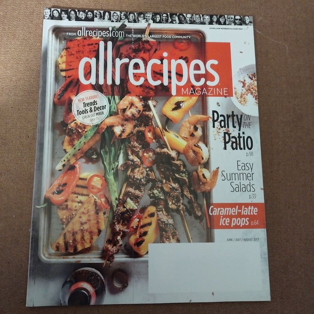 Allrecipes Magazine June/July/August 2017 Party On The Patio Easy Summer Salads